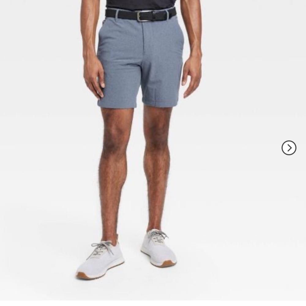 ✨ heathered blue golf shorts men’s size 42 all in motion ✨